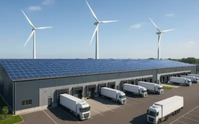 Why Solar-Powered Depot Charging is the Future of Heavy Transport